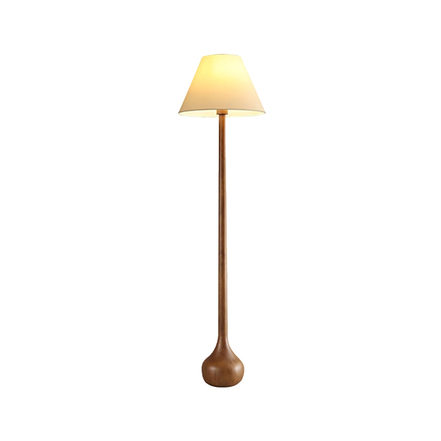 Final Strike Floor Lamp - LED Indoor Lighting - Wooden Base