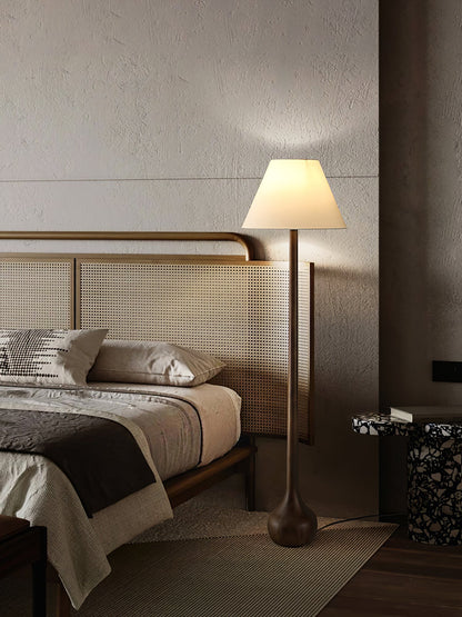 Final Strike Floor Lamp - LED Indoor Lighting - Wooden Base