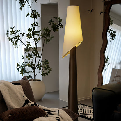 Flag Floor Lamp with LED, Elegant Design for Indoor Use