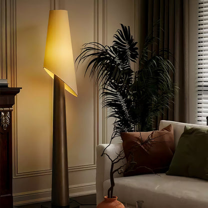 Flag Floor Lamp with LED, Elegant Design for Indoor Use