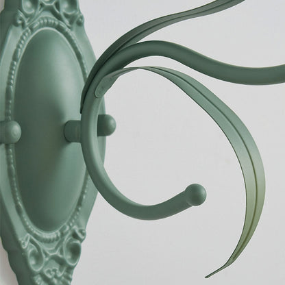 Flared Wall Light Sconce - Elegant Floral LED Design