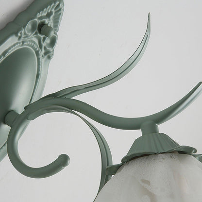 Flared Wall Light Sconce - Elegant Floral LED Design