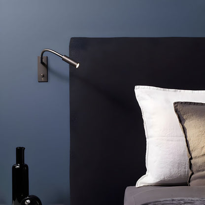 Flexible Gooseneck Wall Lamp with Adjustable LED Light