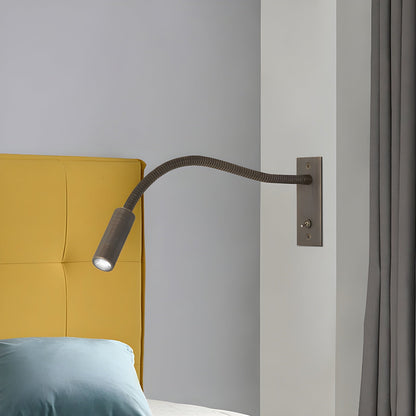 Flexible Gooseneck Wall Lamp with Adjustable LED Light