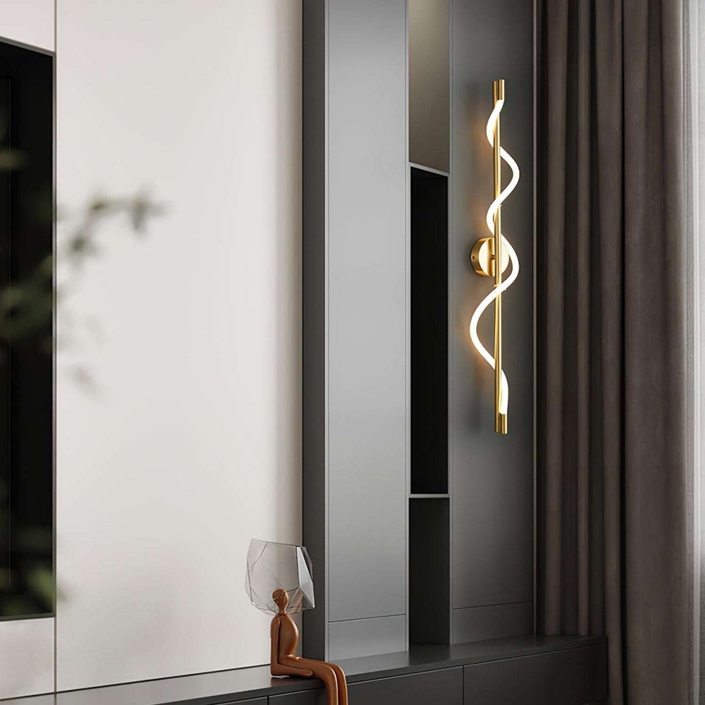 Flexible Linear Curve Wall Lamp - LED Indoor Wall Light