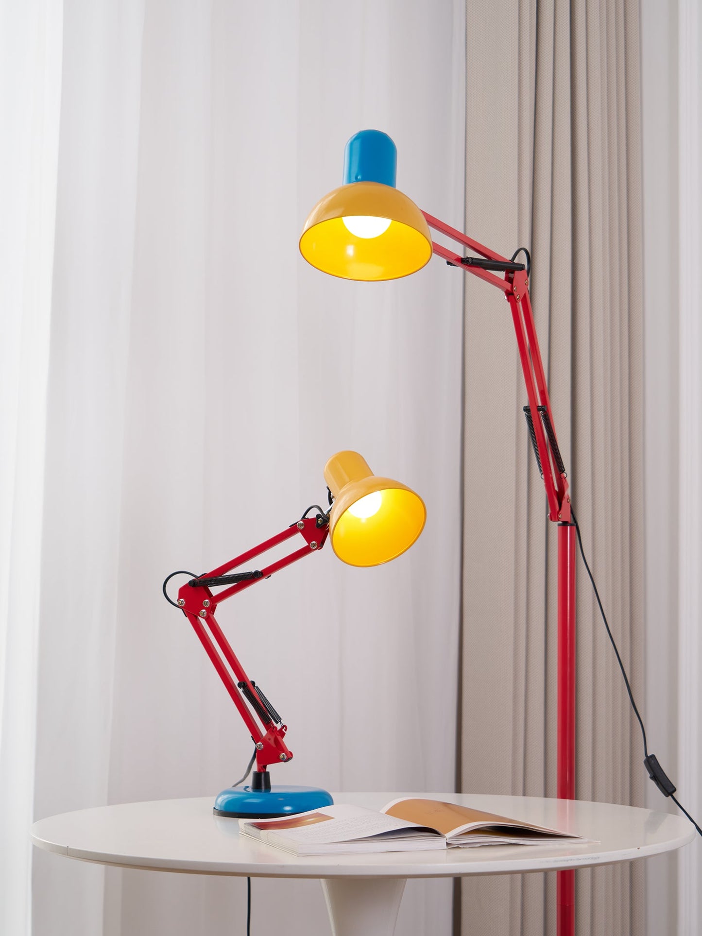 Flexi Memphis Floor Lamp LED, Adjustable Colourful Design