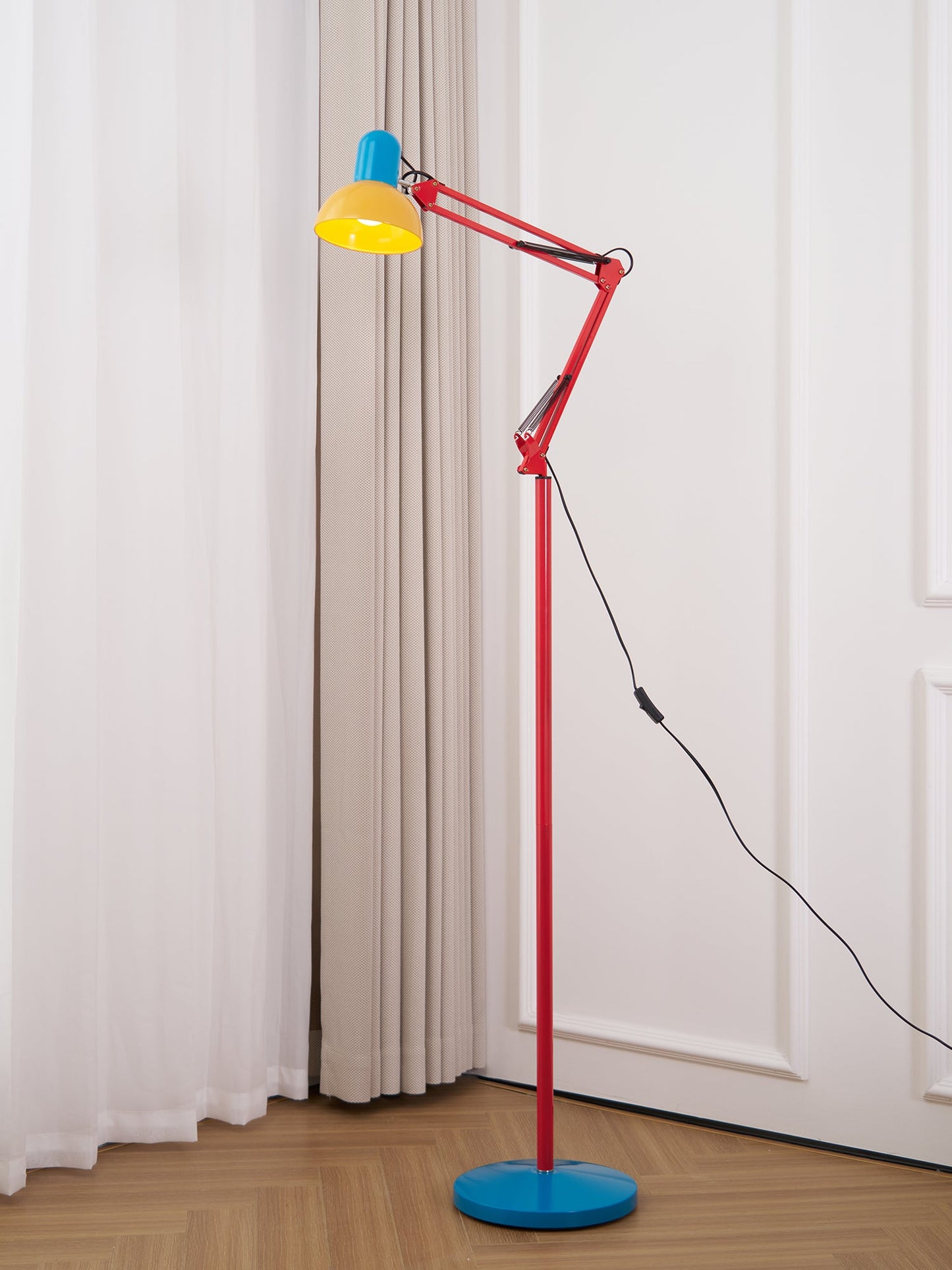 Flexi Memphis Floor Lamp LED, Adjustable Colourful Design