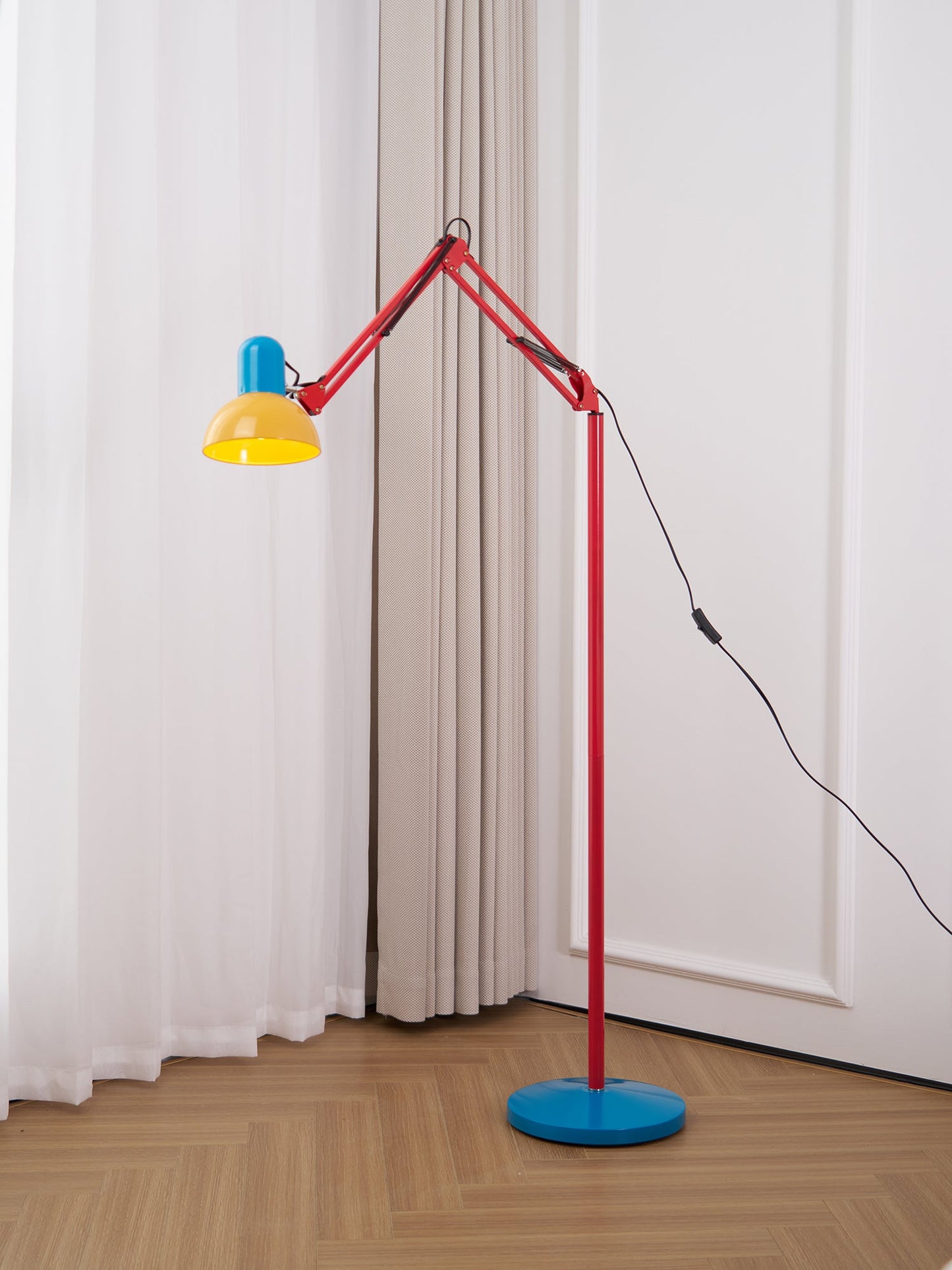Flexi Memphis Floor Lamp LED, Adjustable Colourful Design