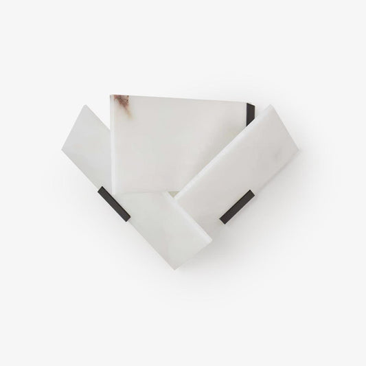 Fly Alabaster Sconce Wall Lamp with LED Light - Indoor Use