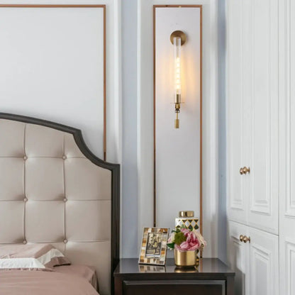 French Classicism Plug-in Wall Lamp with LED Edison Bulbs