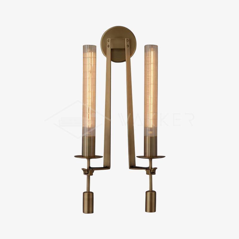 French Classicism Wall Lamp - Brass Indoor LED Light Fixture