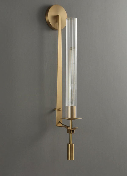 French Classicism Wall Lamp - Brass Indoor LED Light Fixture