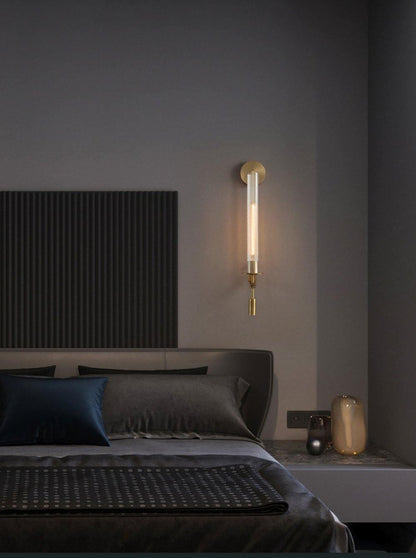 French Classicism Wall Lamp - Brass Indoor LED Light Fixture