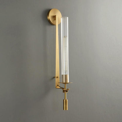 French Classicism Wall Lamp - Brass Indoor LED Light Fixture