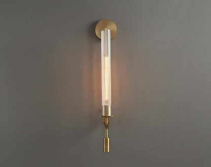 French Classicism Plug-in Wall Lamp with LED Edison Bulbs