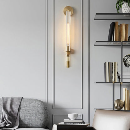 French Classicism Wall Lamp - Brass Indoor LED Light Fixture