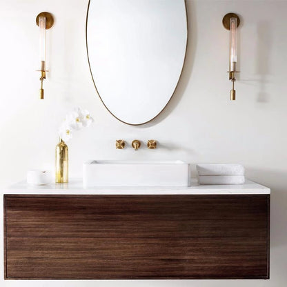 French Classicism Wall Lamp - Brass Indoor LED Light Fixture