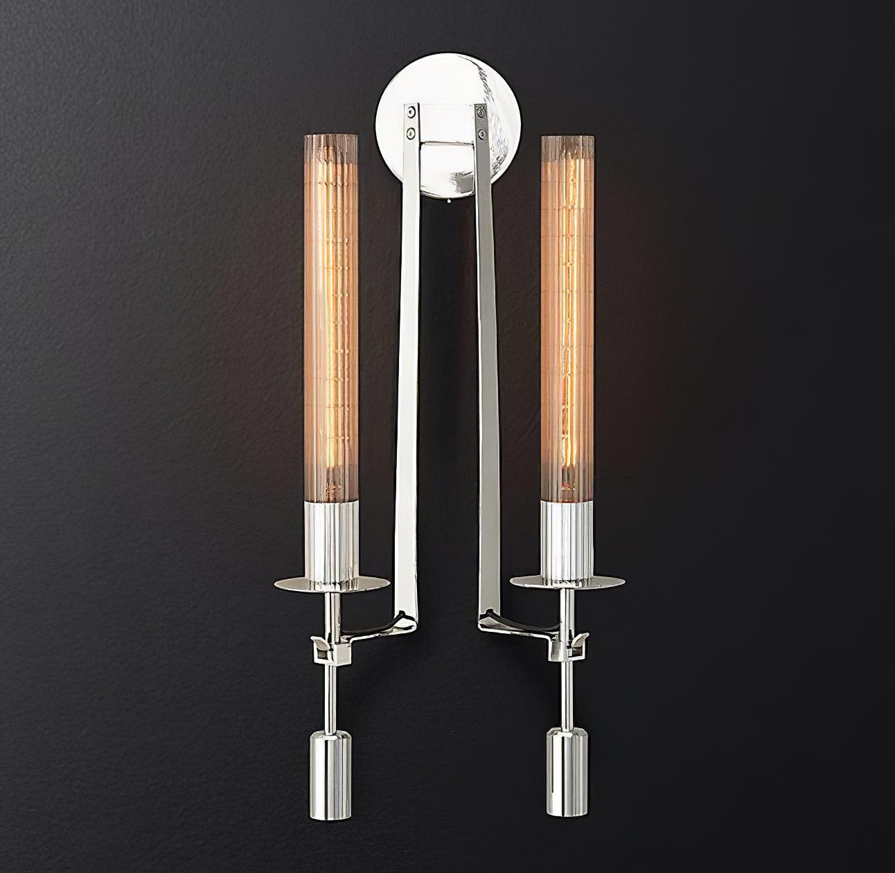 French Classicism Wall Lamp - Brass Indoor LED Light Fixture