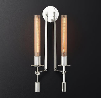 French Classicism Wall Lamp - Brass Indoor LED Light Fixture