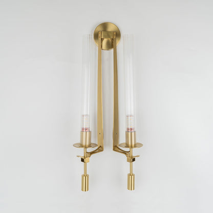 French Classicism Plug-in Wall Lamp with LED Edison Bulbs