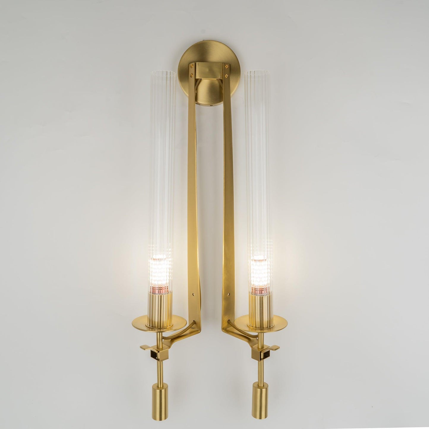 French Classicism Plug-in Wall Lamp with LED Edison Bulbs