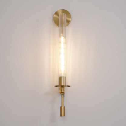 French Classicism Wall Lamp - Brass Indoor LED Light Fixture