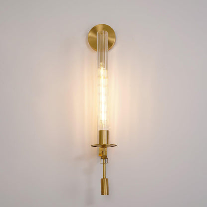 French Classicism Wall Lamp - Brass Indoor LED Light Fixture