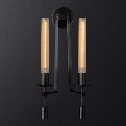 French Classicism Wall Lamp - Brass Indoor LED Light Fixture