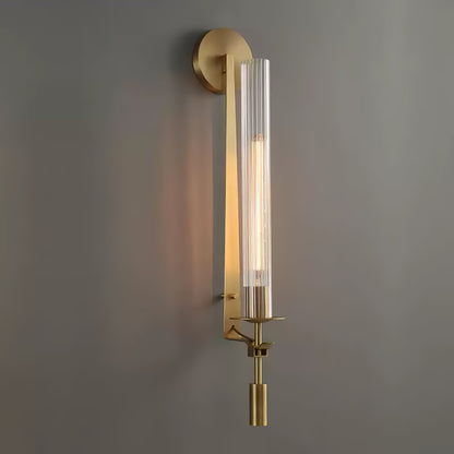 French Classicism Wall Lamp - Brass Indoor LED Light Fixture