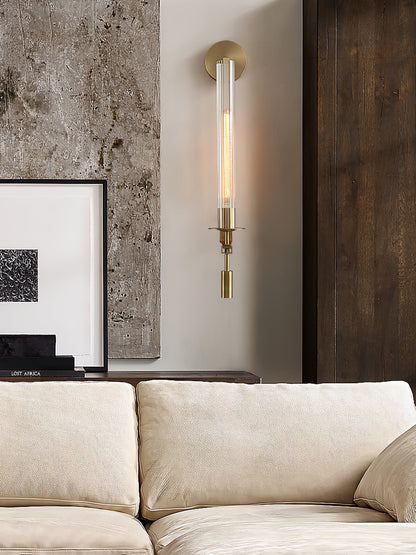 French Classicism Wall Lamp - Brass Indoor LED Light Fixture