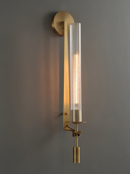French Classicism Wall Lamp - Brass Indoor LED Light Fixture