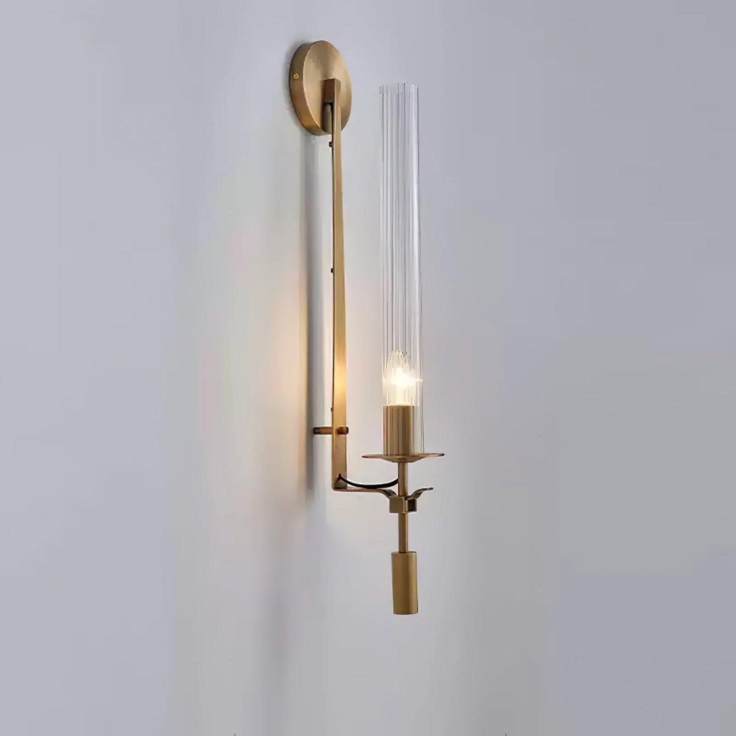 French Classicism Wall Lamp - Brass Indoor LED Light Fixture