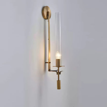 French Classicism Wall Lamp - Brass Indoor LED Light Fixture