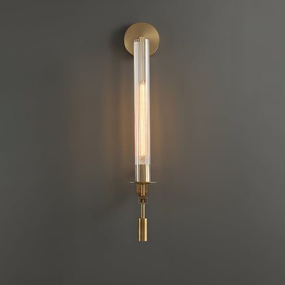 French Classicism Wall Lamp - Brass Indoor LED Light Fixture