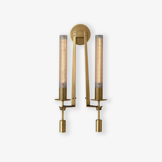 French Classicism Wall Lamp - Brass Indoor LED Light Fixture