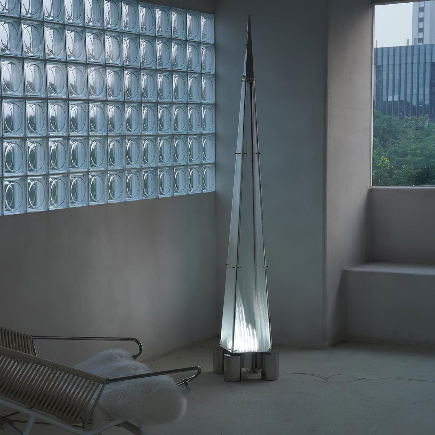 Fragment Floor Lamp - LED Glass Design, Indoor Lighting
