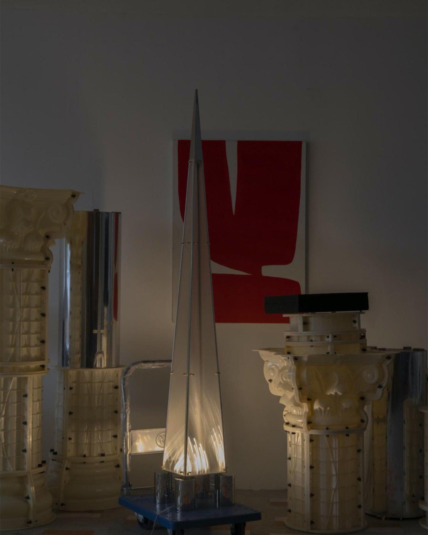 Fragment Floor Lamp - LED Glass Design, Indoor Lighting