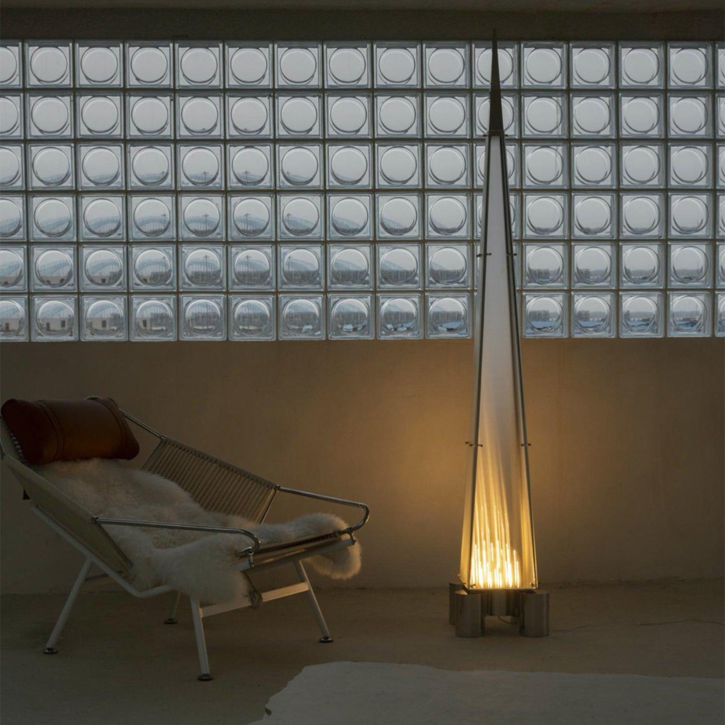 Fragment Floor Lamp - LED Glass Design, Indoor Lighting