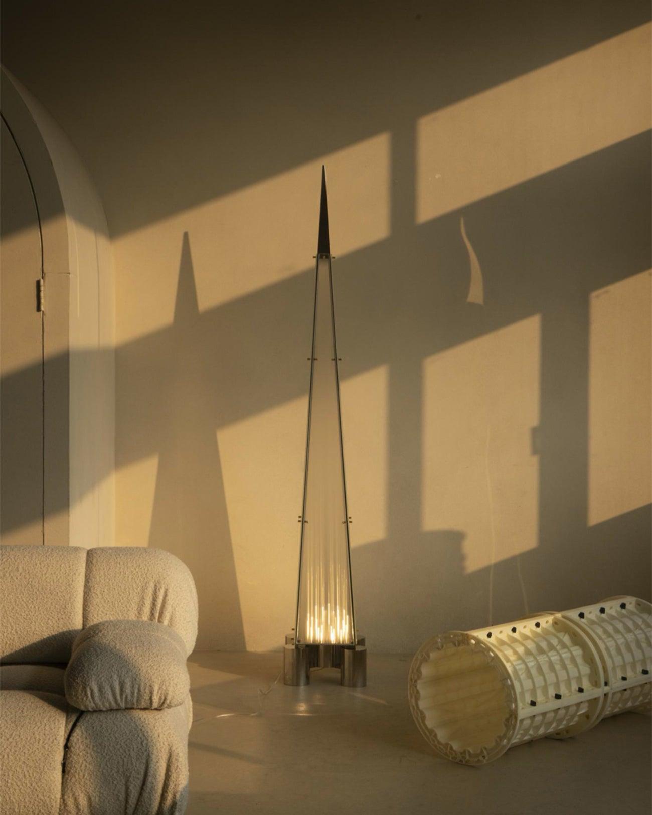 Fragment Floor Lamp - LED Glass Design, Indoor Lighting