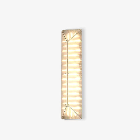 Fragment Wall Lamp with Patterned Glass, LED Lighting