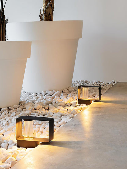 Frame Outdoor Post Lamp - Waterproof LED Garden Light