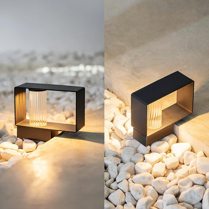 Frame Outdoor Post Lamp - Waterproof LED Garden Light