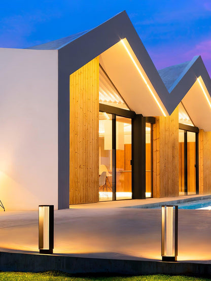 Frame Outdoor Post Lamp - Waterproof LED Garden Light