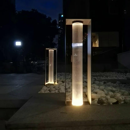 Frame Outdoor Post Lamp - Waterproof LED Garden Light