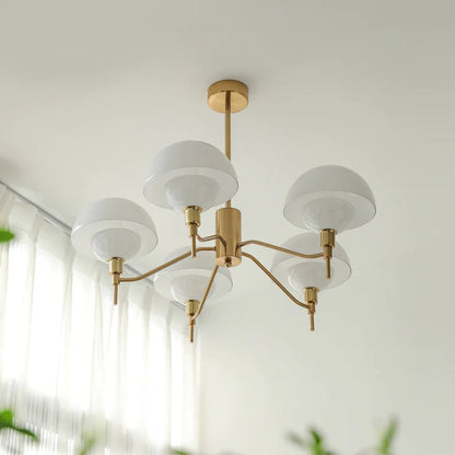 French Bubble Cream Chandelier – Elegant Living Room Light