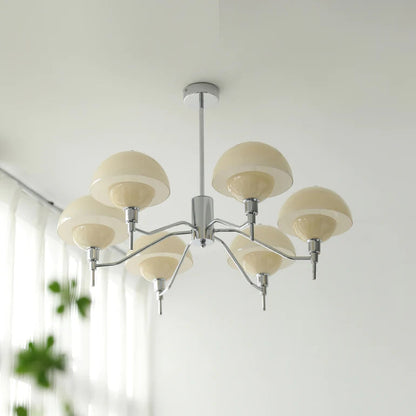 French Bubble Cream Chandelier – Elegant Living Room Light