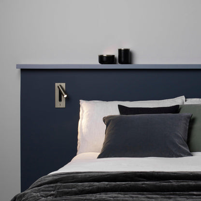 Folded Back Bedside Wall Lamp with LED Light and Switch