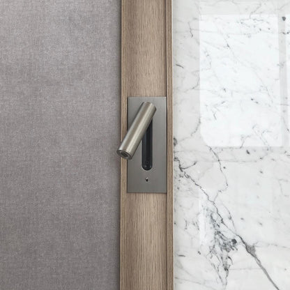 Folded Back Bedside Wall Lamp with LED Light and Switch
