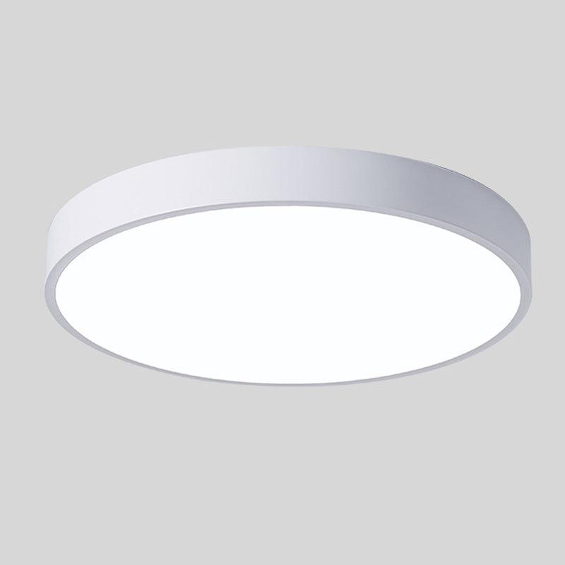 Nordic Wooden Macaroon Circular LED Ceiling Light