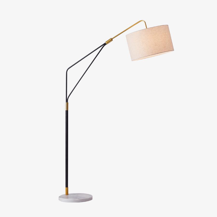 Gabby Fulton Floor Lamp with White Marble Base and LED